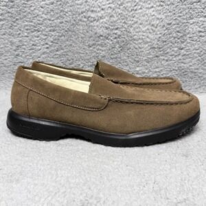 Baffin Kauai Mens Size 10.5 Slip On Loafers Shoes Tan Brown Leather CLOU-M007